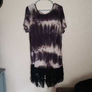 Tie dye dress.
